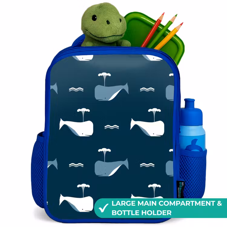 Kids backpack - Blue - Whale World — 5