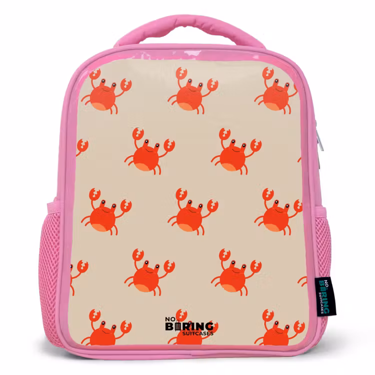 Kids backpack - Pink - Crab issue — 1