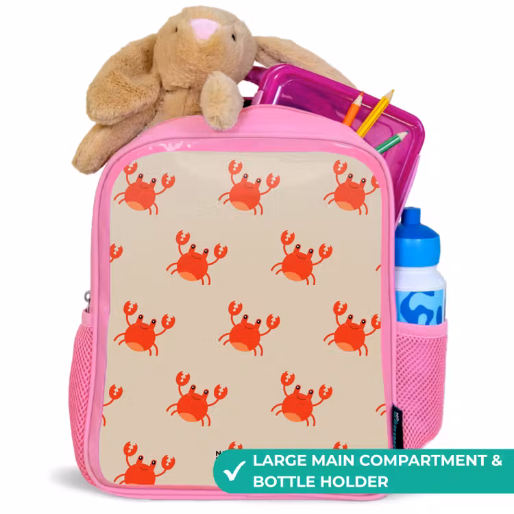 Kids backpack - Pink - Crab issue — 2