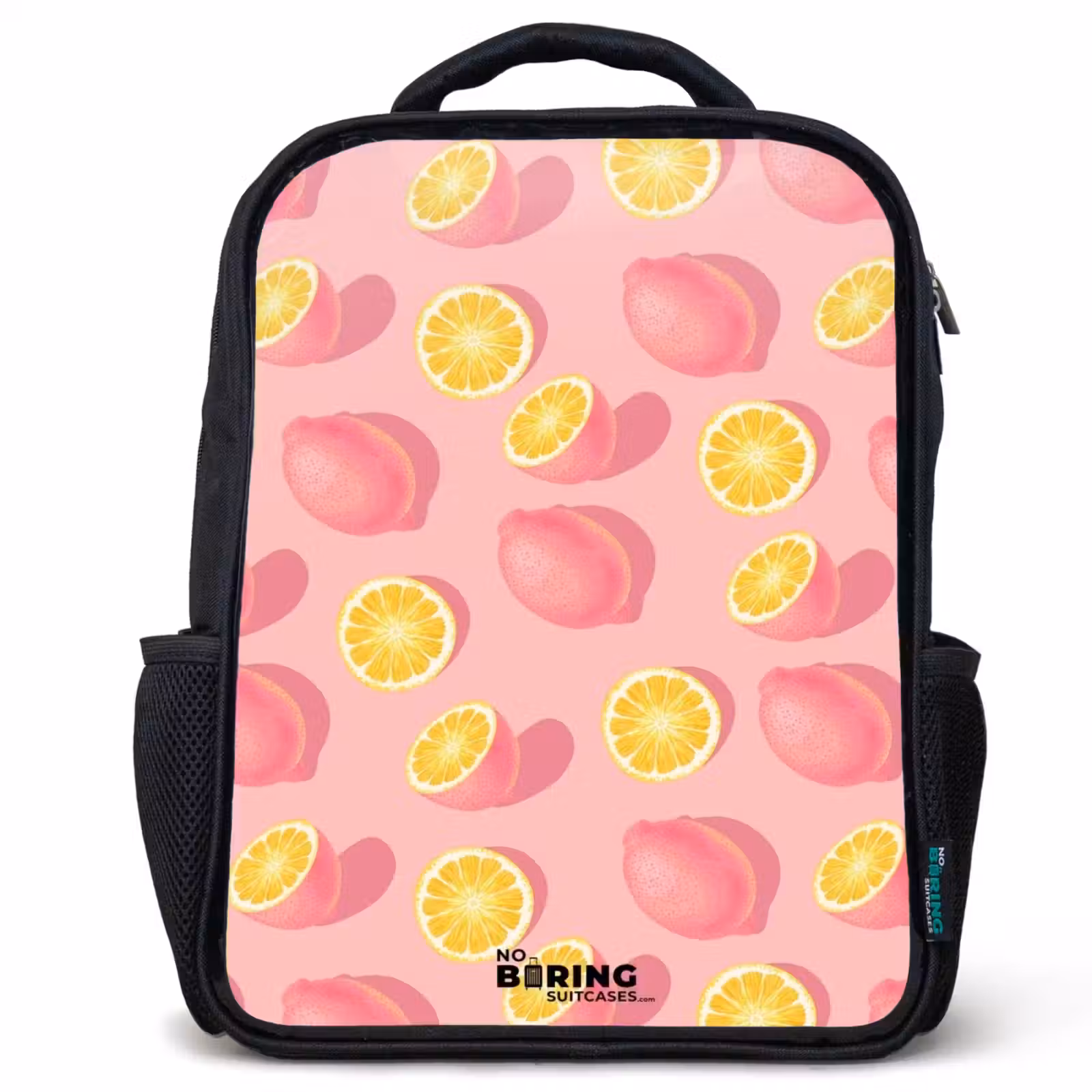 Kids backpack - Black - Pink limoncello — 1