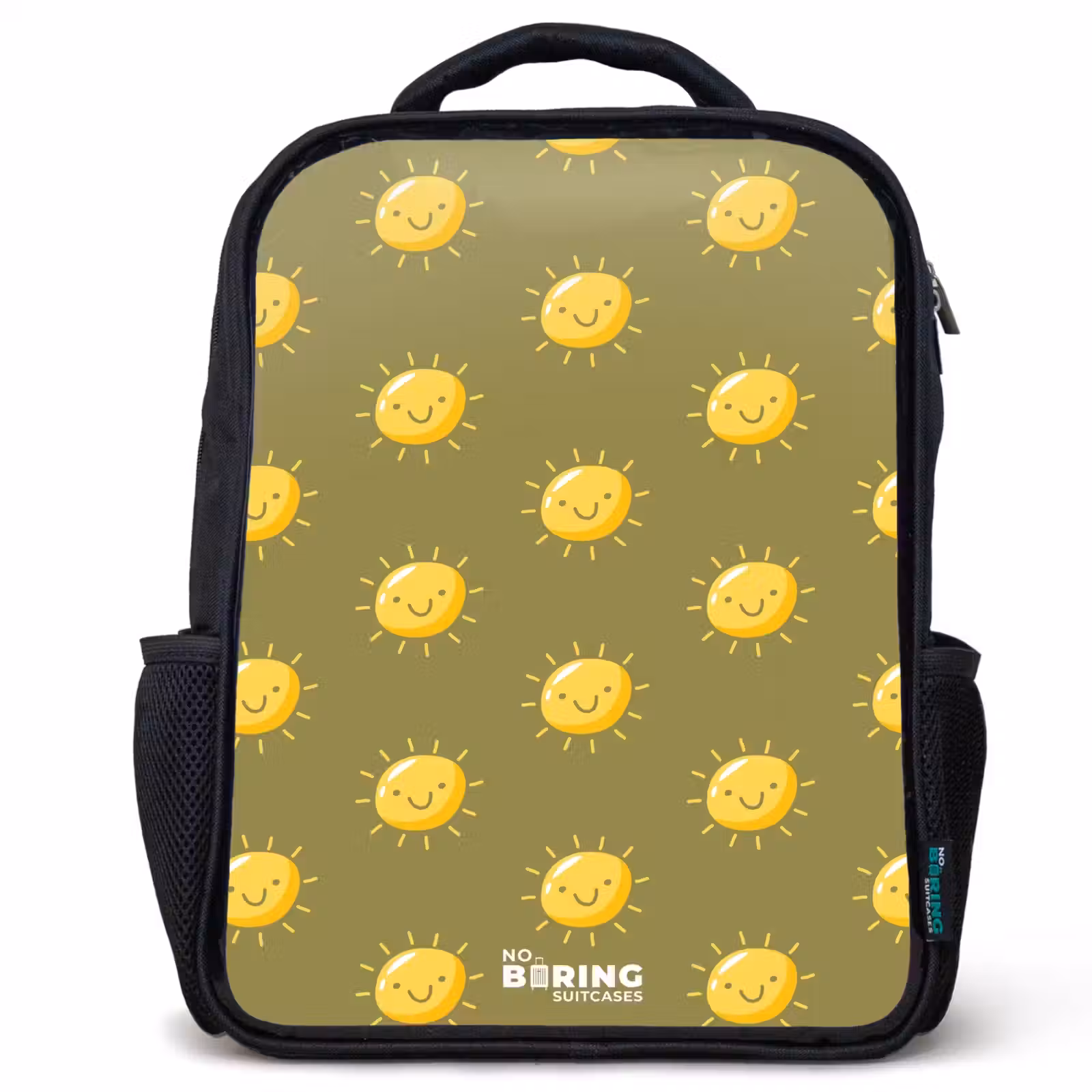 Kids backpack - Black - Sunny situation olive — 1