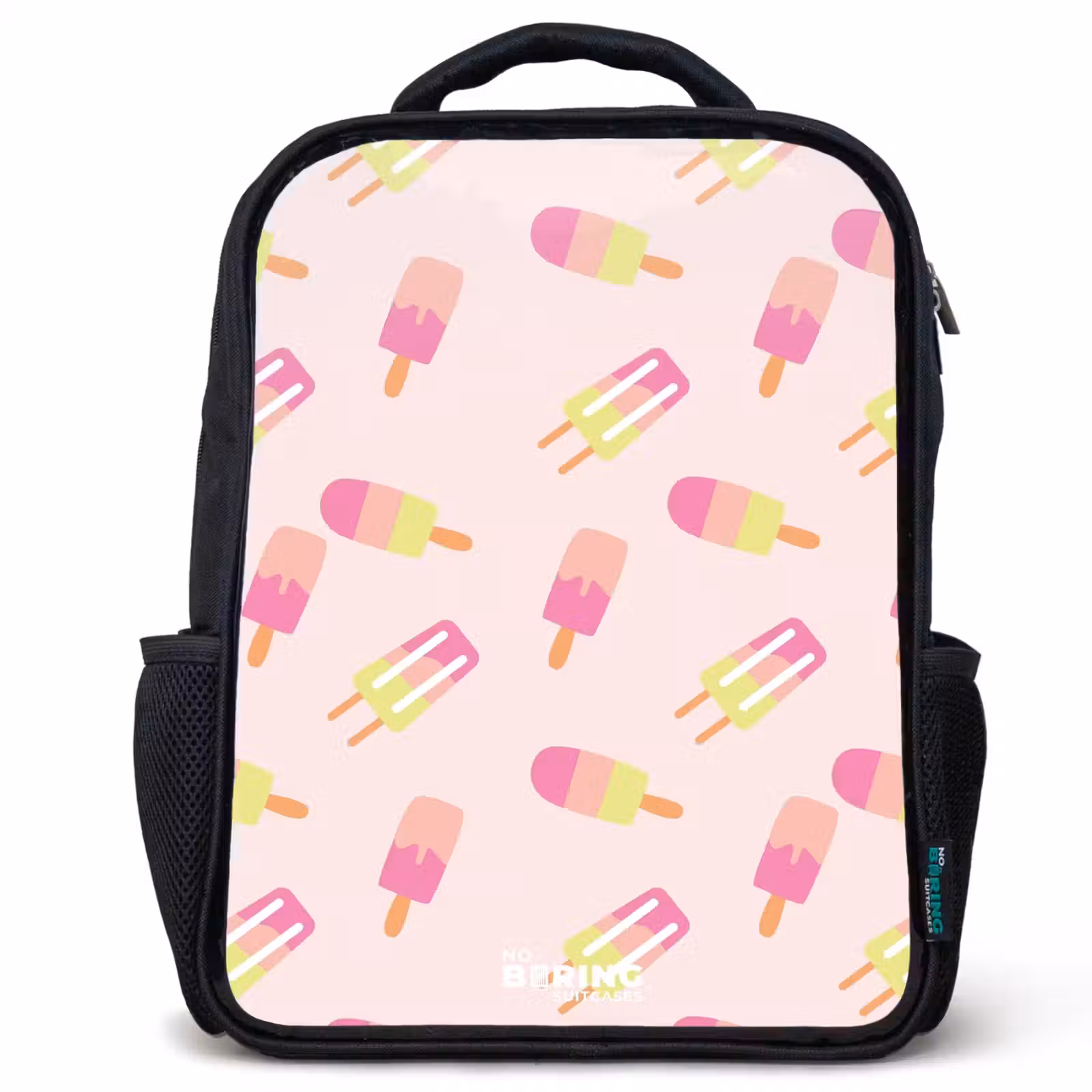 Kids backpack - Black - Swirling water ices — 1