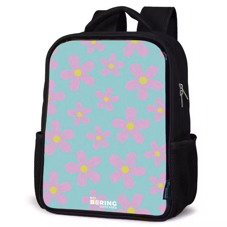 Kids backpack - Black - Daisy mania mint — 6
