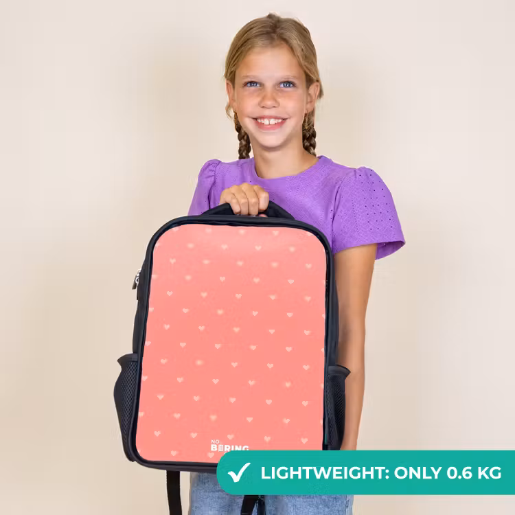 Kids backpack - Black - Heart Thief — 9