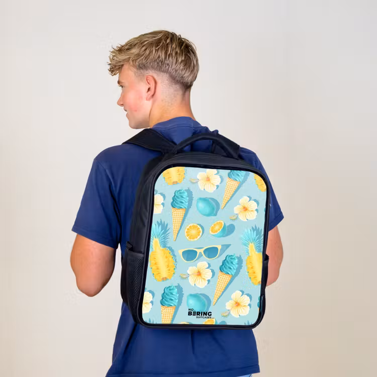 Kids backpack - Black - Ibiza icecream — 5