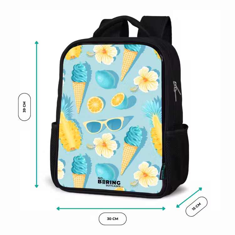 Kids backpack - Black - Ibiza icecream — 8