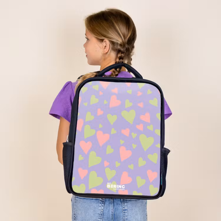 Kids backpack - Black - Lovely lilac — 4