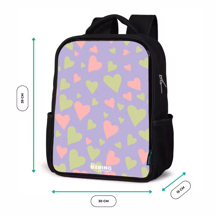 Kids backpack - Black - Lovely lilac — 8