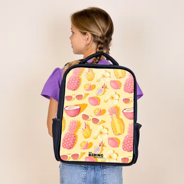 Kids backpack - Black - Pina colada — 4
