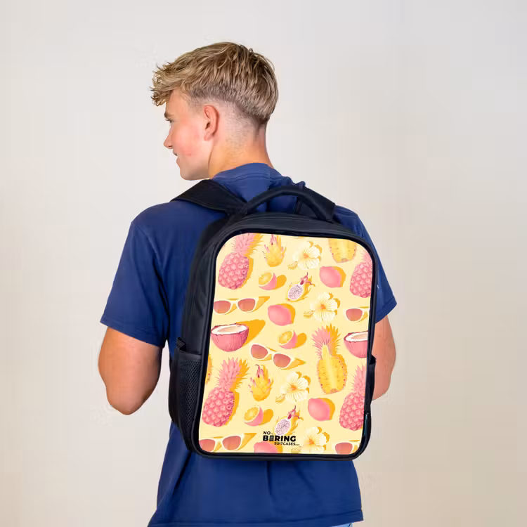 Kids backpack - Black - Pina colada — 5