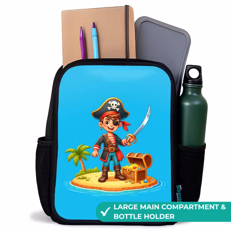 Kids backpack - Black - Pirate ready to plunder — 10