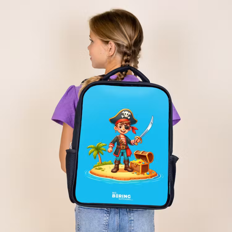 Kids backpack - Black - Pirate ready to plunder — 4