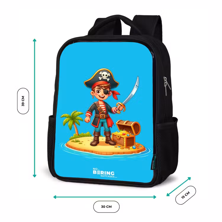 Kids backpack - Black - Pirate ready to plunder — 8
