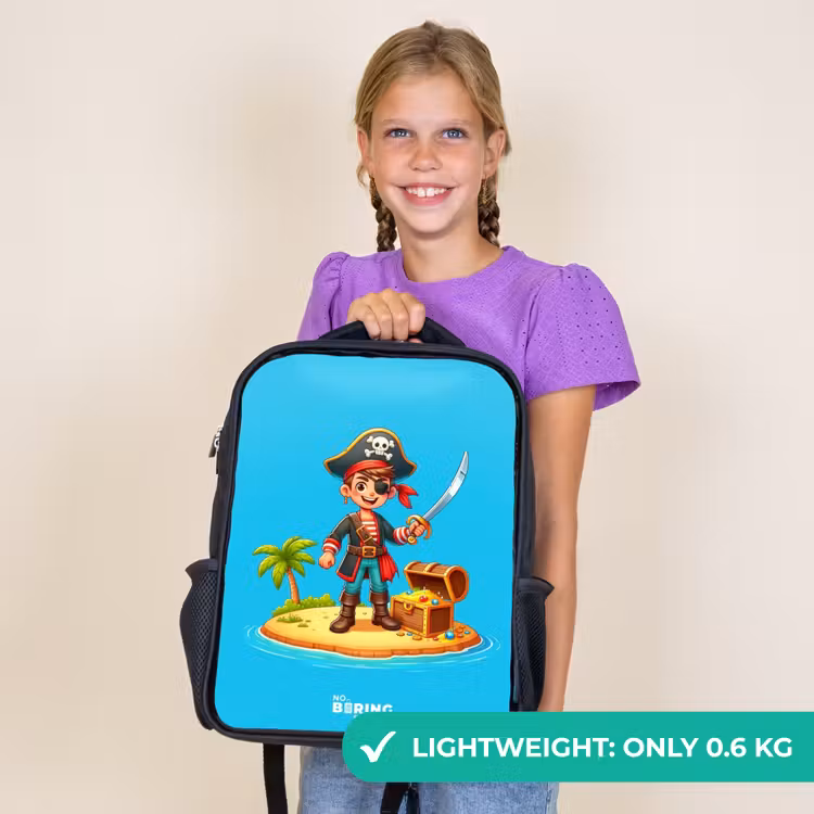 Kids backpack - Black - Pirate ready to plunder — 9