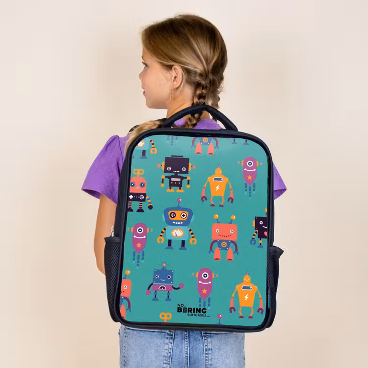 Kids backpack - Black - Robo rave — 4