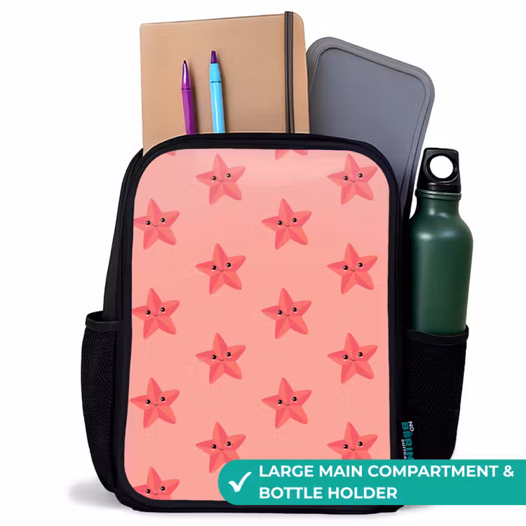 Kids backpack - Black - Starfish sandstorm — 10