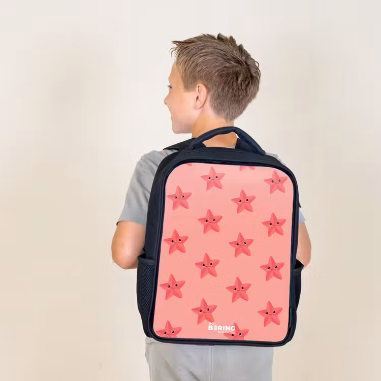 Kids backpack - Black - Starfish sandstorm — 2