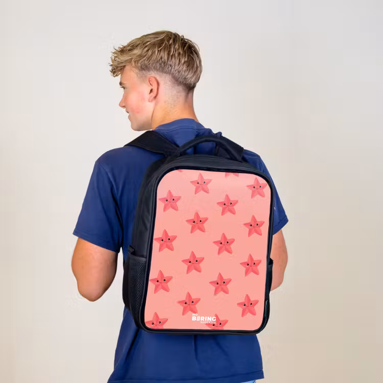 Kids backpack - Black - Starfish sandstorm — 5