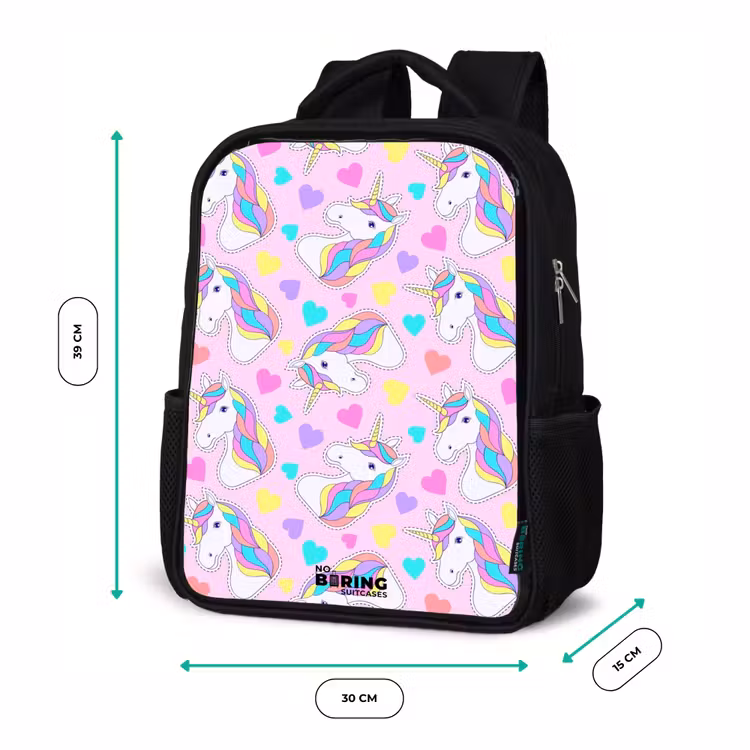 Kids backpack - Black - Unicorn euphoria — 8