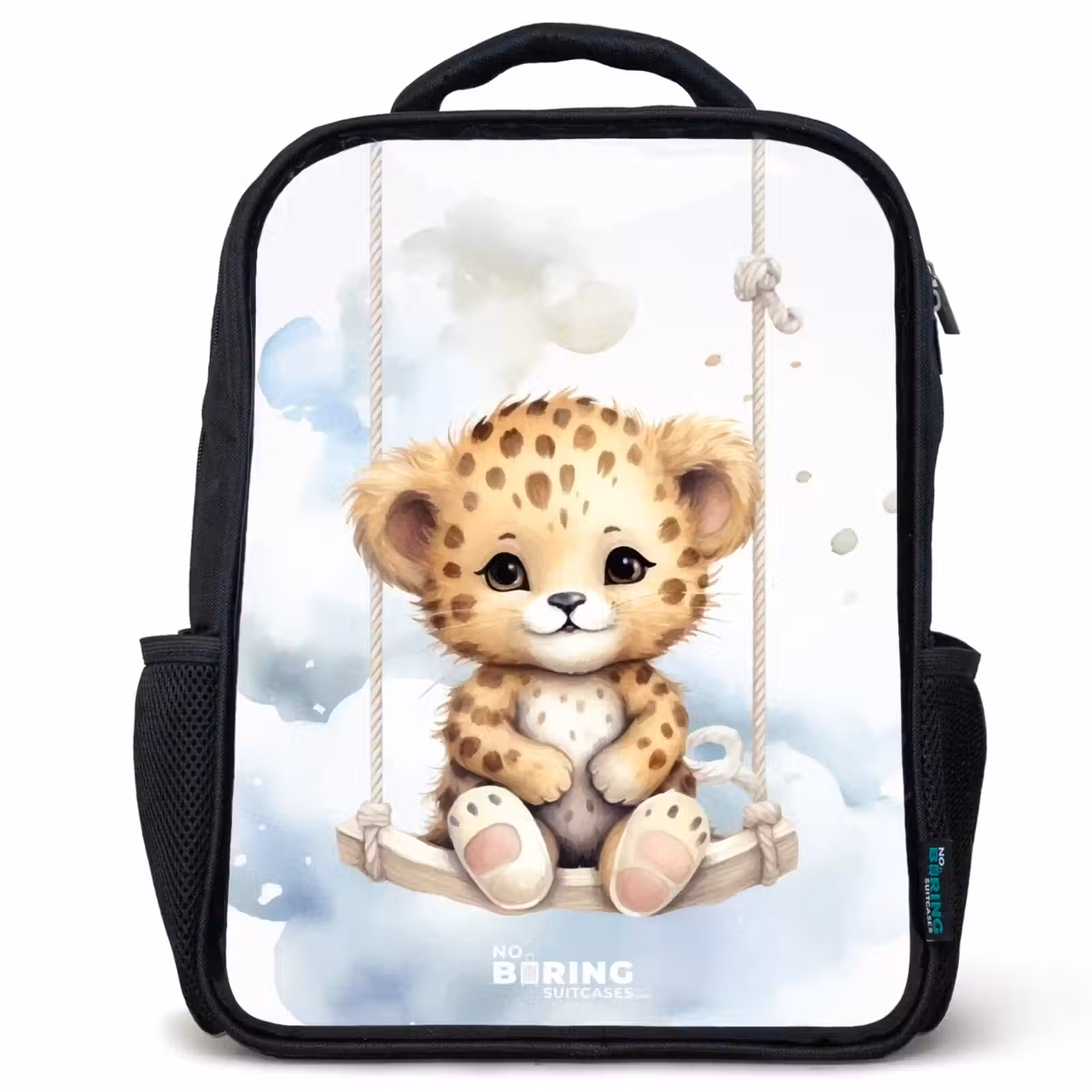 Kids backpack - Black - Perry panther — 1