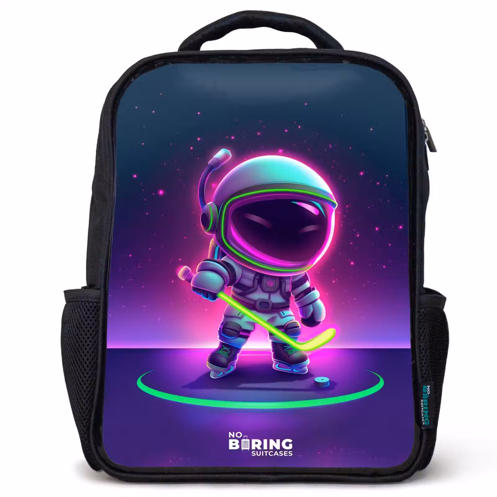 Kids backpack - Black - Space field hockey — 1