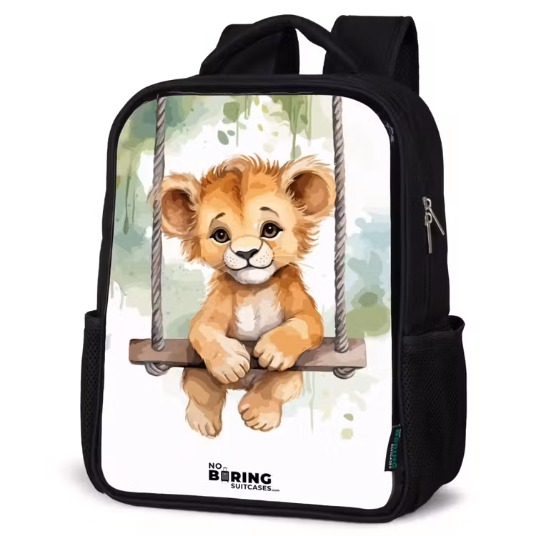 Kids backpack - Black - Lucas lion — 6