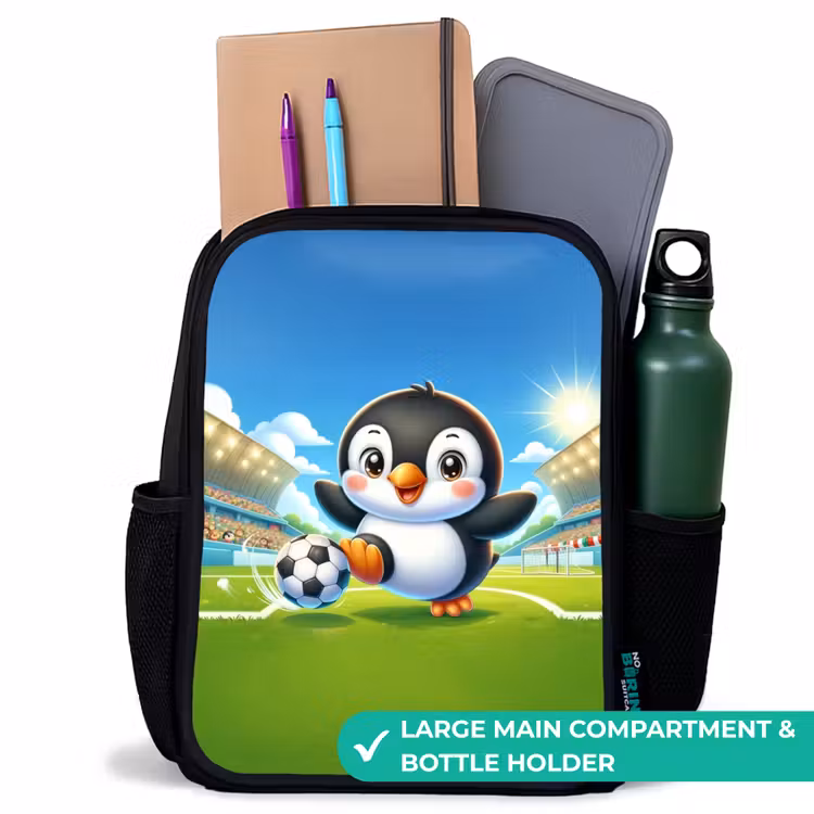 Kids backpack - Black - Penalty penguin — 10