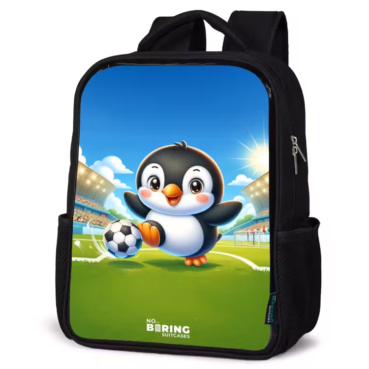 Kids backpack - Black - Penalty penguin — 6
