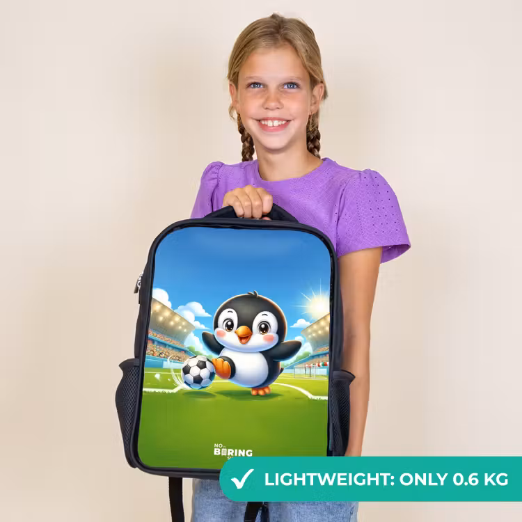 Kids backpack - Black - Penalty penguin — 9