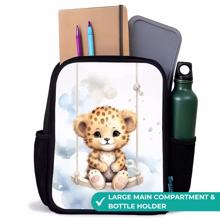 Kids backpack - Black - Perry panther — 10