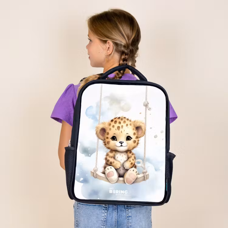 Kids backpack - Black - Perry panther — 4