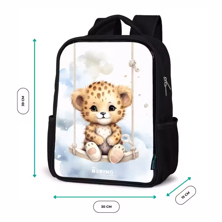 Kids backpack - Black - Perry panther — 8