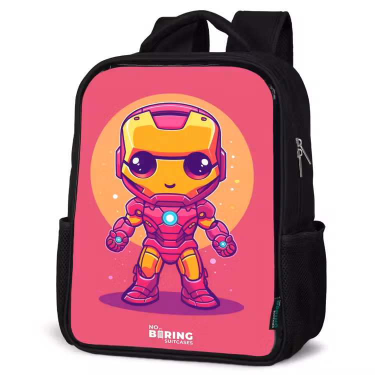 Kids backpack - Black - Pink ranger — 6