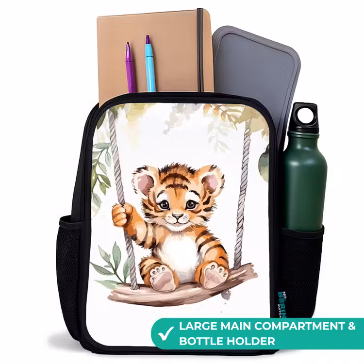 Kids backpack - Black - Timo tiger — 10