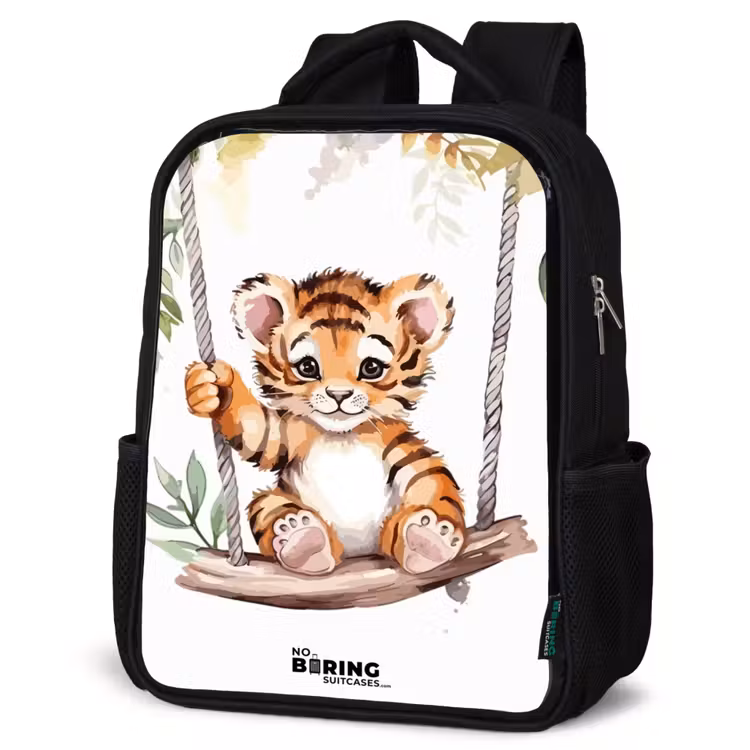 Kids backpack - Black - Timo tiger — 6