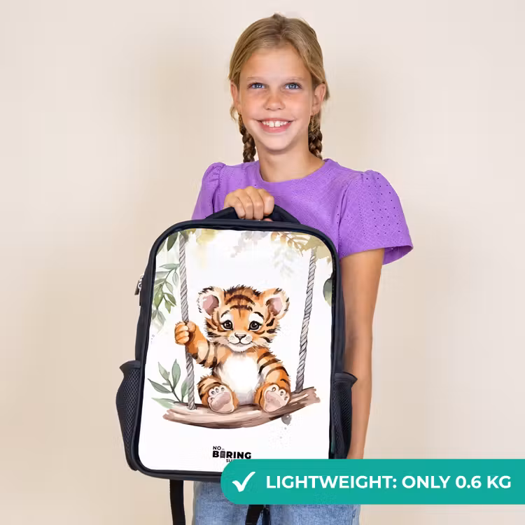 Kids backpack - Black - Timo tiger — 9