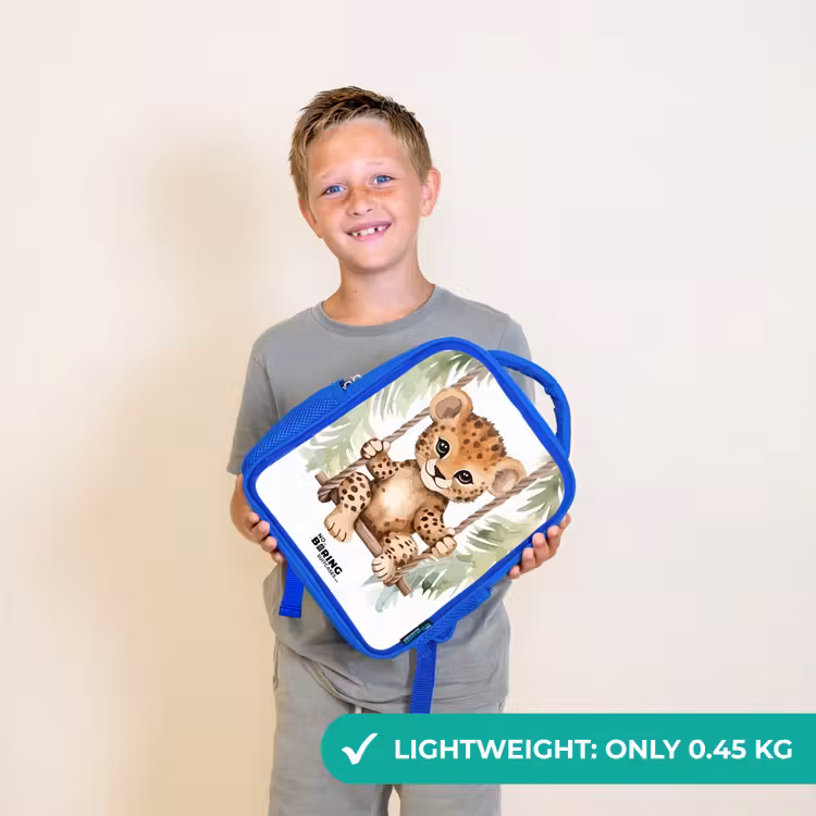 Kids backpack - Blue - Levi leopard — 3