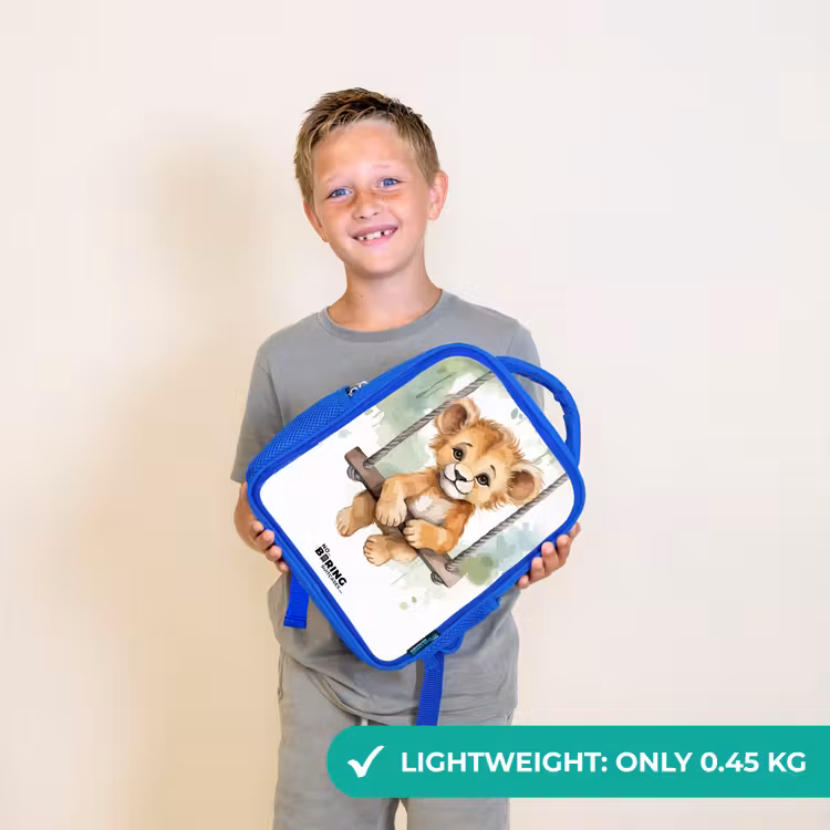 Kids backpack - Blue - Lucas lion — 3