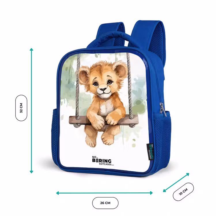 Kids backpack - Blue - Lucas lion — 6