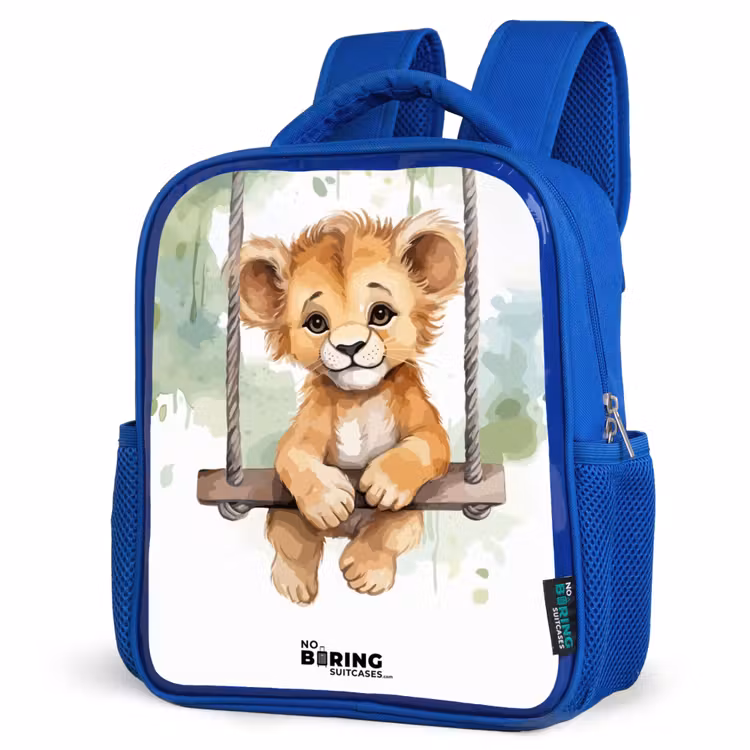 Kids backpack - Blue - Lucas lion — 7