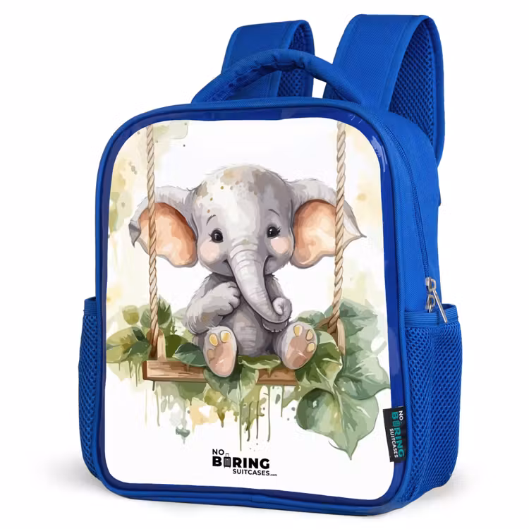 Kids backpack - Blue - Onno elephant — 7