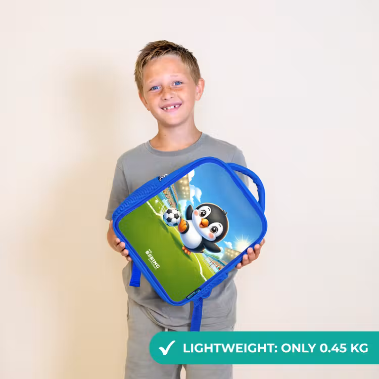 Kids backpack - Blue - Penalty penguin — 3