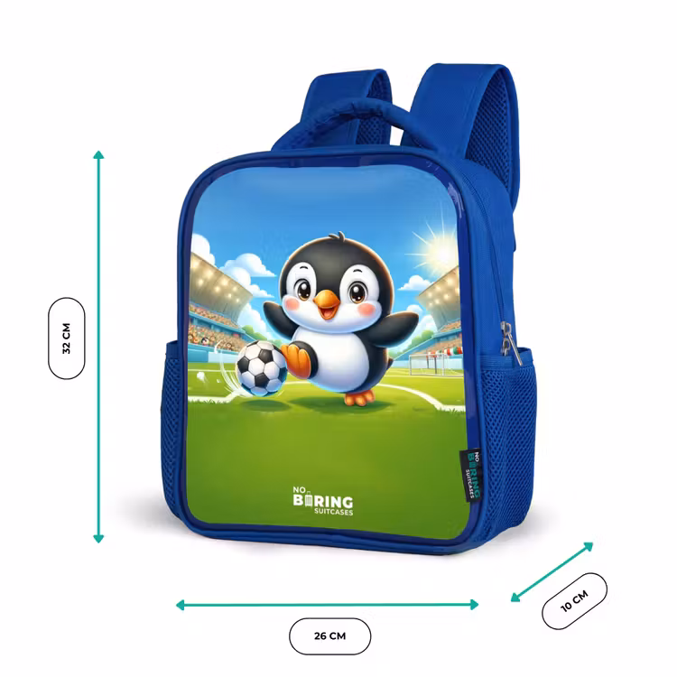Kids backpack - Blue - Penalty penguin — 6