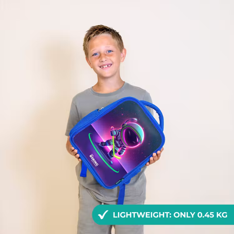 Kids backpack - Blue - Space field hockey — 3