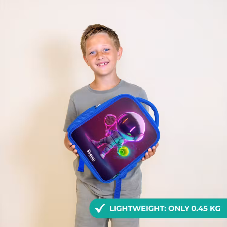 Kids backpack - Blue - Space tennis — 3