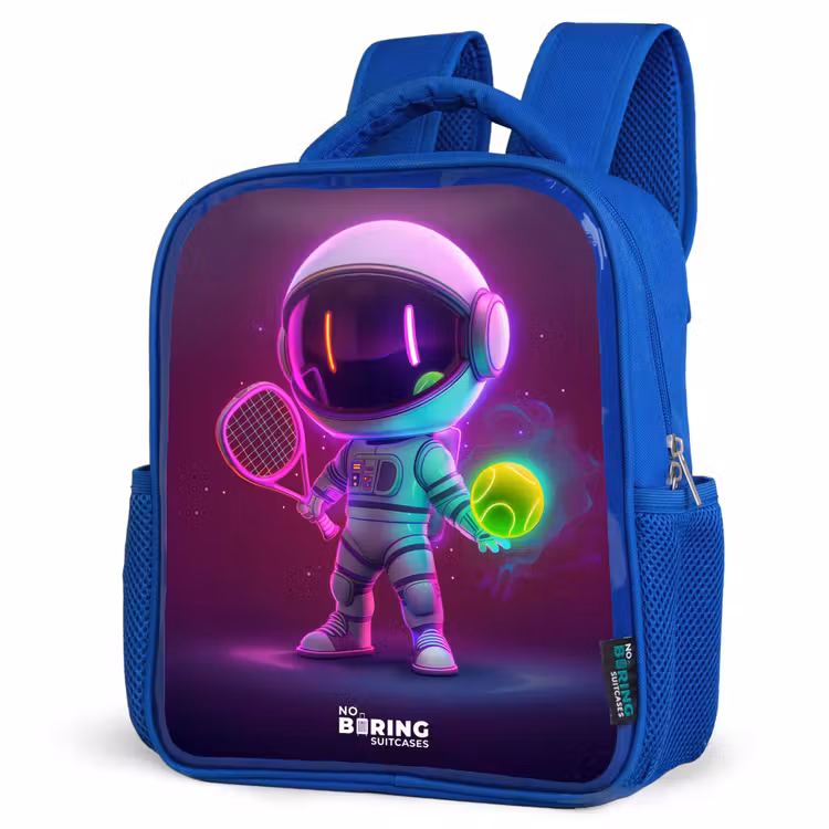 Kids backpack - Blue - Space tennis — 7