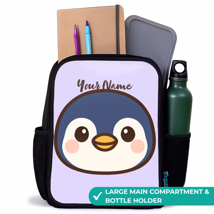 Kids backpack - Black - Penguin — 10