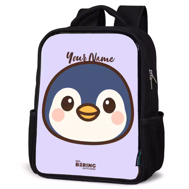 Kids backpack - Black - Penguin — 6