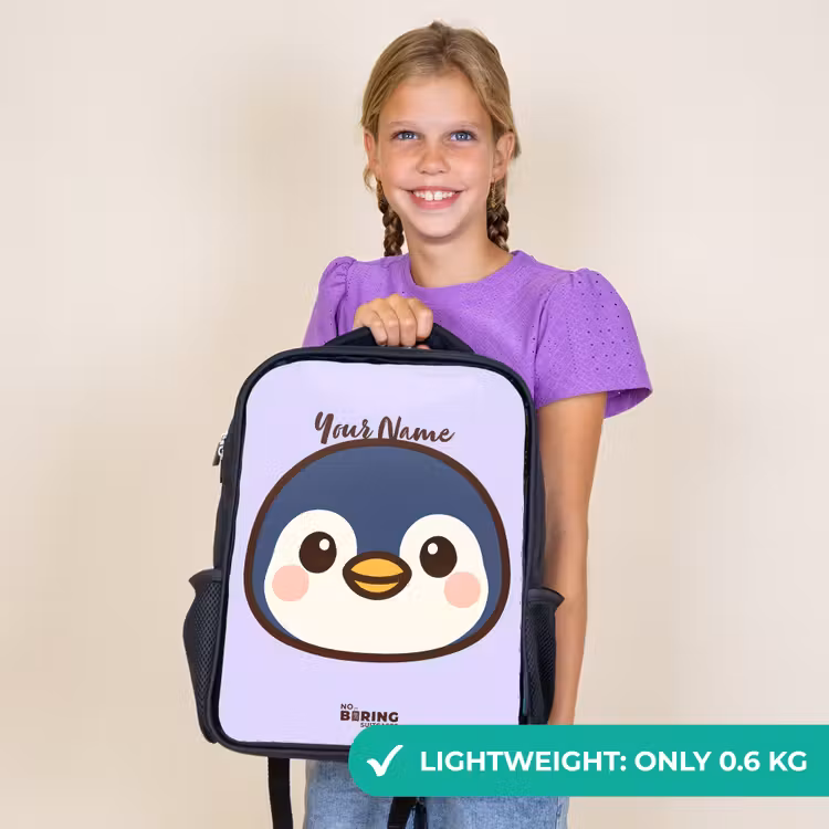 Kids backpack - Black - Penguin — 9