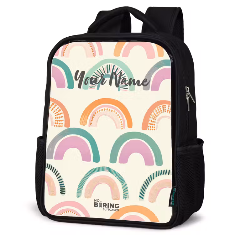 Kids backpack - Black - Rainbows — 6